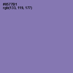 #8577B1 - Purple Mountain's Majesty Color Image