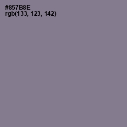 #857B8E - Mountbatten Pink Color Image