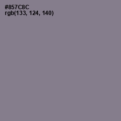 #857C8C - Mountbatten Pink Color Image