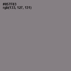#857F83 - Mountbatten Pink Color Image