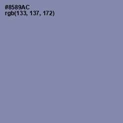#8589AC - Manatee Color Image