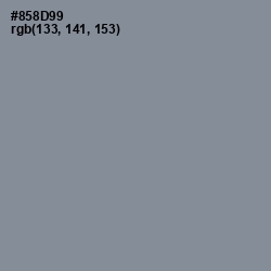#858D99 - Oslo Gray Color Image