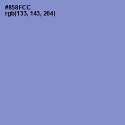 #858FCC - Chetwode Blue Color Image