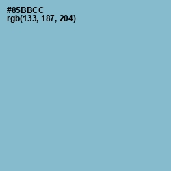 #85BBCC - Glacier Color Image