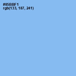 #85BBF1 - Jordy Blue Color Image