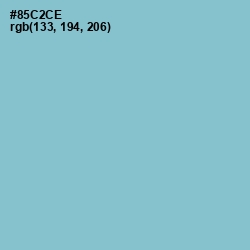 #85C2CE - Half Baked Color Image