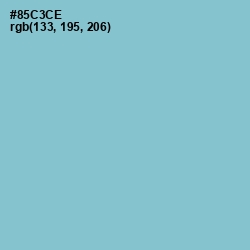 #85C3CE - Half Baked Color Image