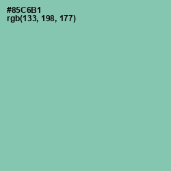 #85C6B1 - Vista Blue Color Image