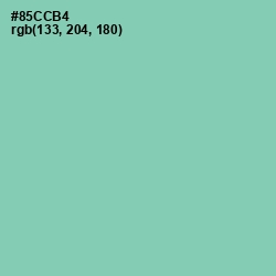 #85CCB4 - Vista Blue Color Image