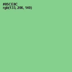 #85CE8C - Feijoa Color Image