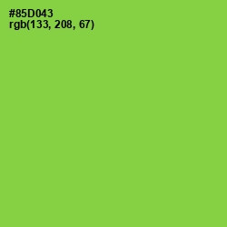 #85D043 - Conifer Color Image