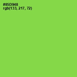 #85D948 - Conifer Color Image