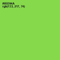 #85D94A - Conifer Color Image