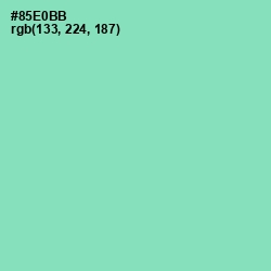 #85E0BB - Algae Green Color Image