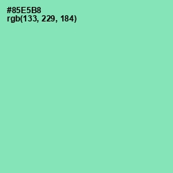 #85E5B8 - Algae Green Color Image