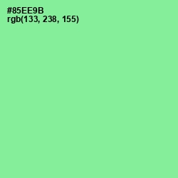 #85EE9B - Mint Green Color Image