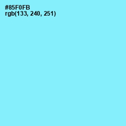 #85F0FB - Anakiwa Color Image