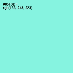 #85F3DF - Riptide Color Image