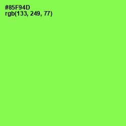 #85F94D - Conifer Color Image