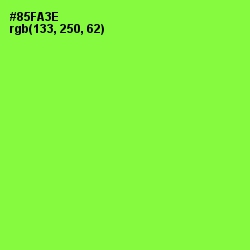 #85FA3E - Green Yellow Color Image