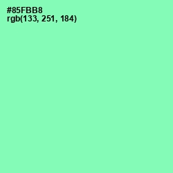 #85FBB8 - Algae Green Color Image