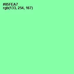 #85FEA7 - Mint Green Color Image