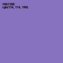 #8672BE - Purple Mountain's Majesty Color Image