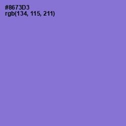 #8673D3 - True V Color Image