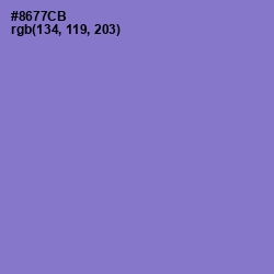 #8677CB - True V Color Image