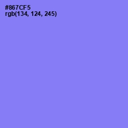 #867CF5 - Medium Purple Color Image