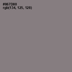 #867D80 - Mountbatten Pink Color Image