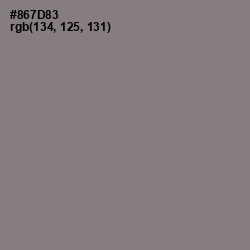 #867D83 - Mountbatten Pink Color Image