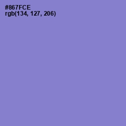 #867FCE - True V Color Image
