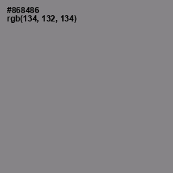 #868486 - Gunsmoke Color Image