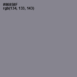 #86858F - Monsoon Color Image
