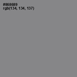 #868689 - Suva Gray Color Image