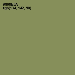 #868E5A - Avocado Color Image