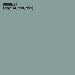 #869E97 - Mantle Color Image