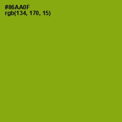 #86AA0F - Citron Color Image