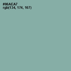#86AEA7 - Cascade Color Image