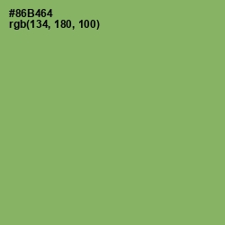 #86B464 - Olivine Color Image