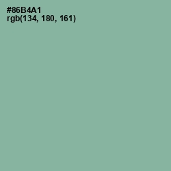 #86B4A1 - Gulf Stream Color Image