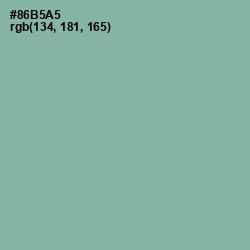 #86B5A5 - Gulf Stream Color Image
