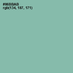 #86BBAB - Gulf Stream Color Image