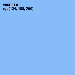 #86BCFA - Jordy Blue Color Image