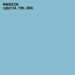 #86BED0 - Glacier Color Image