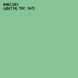 #86C593 - Feijoa Color Image