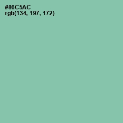 #86C5AC - Vista Blue Color Image