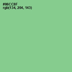 #86CC8F - Feijoa Color Image