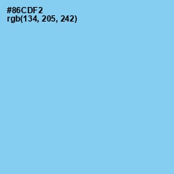 #86CDF2 - Seagull Color Image